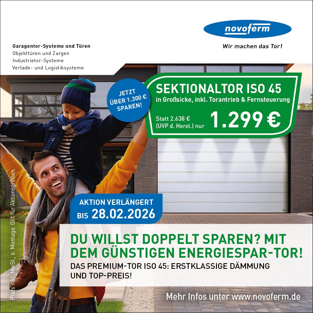 novoferm ISO 45 Garagentor