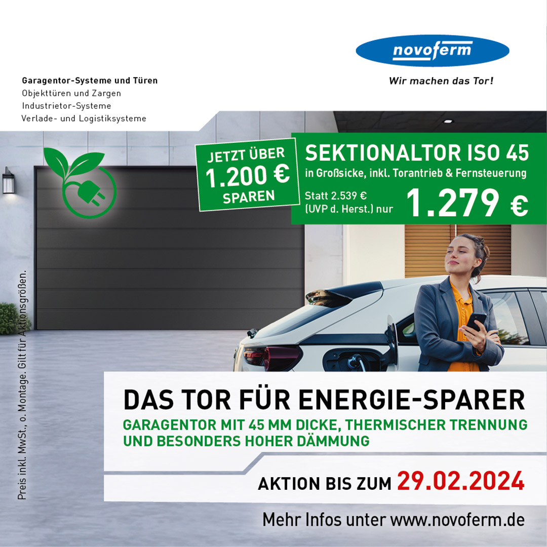 Annonce: Novoferm Aktion Garagentore - Garagen-Sektionaltore - 2024 - 20